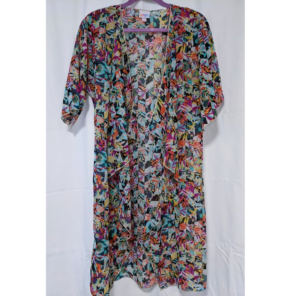 EUC LuLaRoe Shirley Kimono